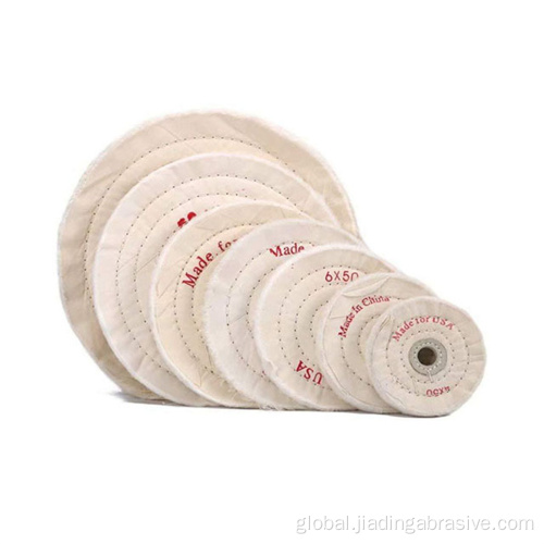 White Cotton Cloth Polishing Pad 5inch white cotton sisal polishing cloth buffing wheel Supplier